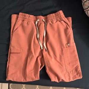 Figs Yola High Waisted Pants Mauve Size M